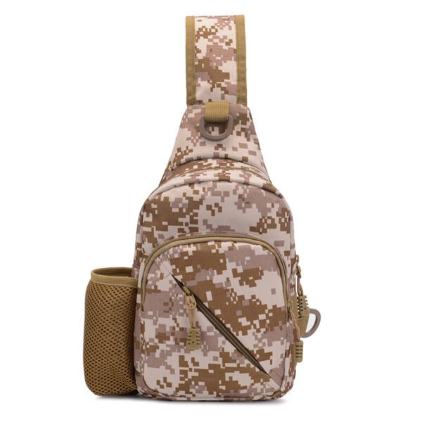 Innovative hidden water bottle holder on a tactical sling pack - PANOAR