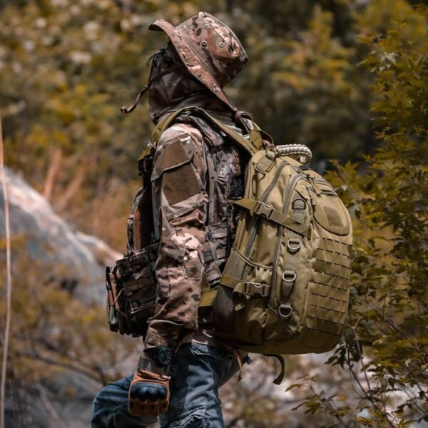 Heavy-Duty 50L Tactical Backpack & Waterproof Army Rucksack (Wholesale)