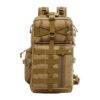 4 Tan modular tactical backpack built for multiple gear systems