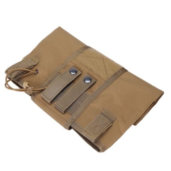 Coyote brown molle compatible mag recovery bag for tactical duty belts - PANOAR