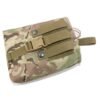 5 Rear webbing straps with snap buttons for tactical belt attachment - PANOAR