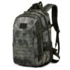 Front view of a wholesale 50L tactical backpack in coyote brown