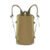 Breathable mesh back panel with adjustable sternum strap and waist belt on an EDC tactical backpack