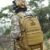 Operator wearing a tactical sling bag on the chest for quick gear access