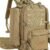 Breathable mesh back panel and adjustable straps of a 45L assault pack