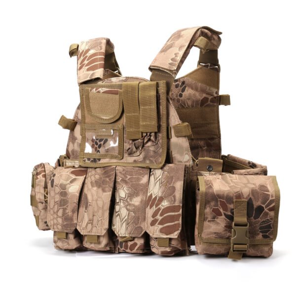 5 Premium Wholesale Python Camo Plate Carrier with High Capacity Pouches