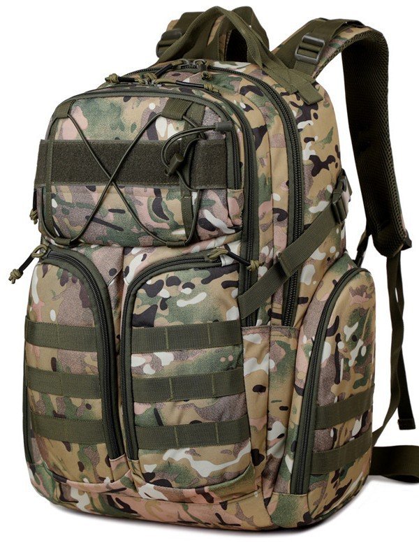 Premium Tactical Backpack with Side Zipper Pockets | Military Daypack (Wholesale)