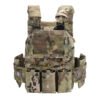 Multicam wholesale zip on back panel plate carrier with front mag placard - PANOAR