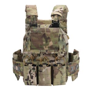 Multicam wholesale zip on back panel plate carrier with front mag placard - PANOAR