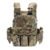 Multicam wholesale zip on back panel plate carrier with front mag placard - PANOAR