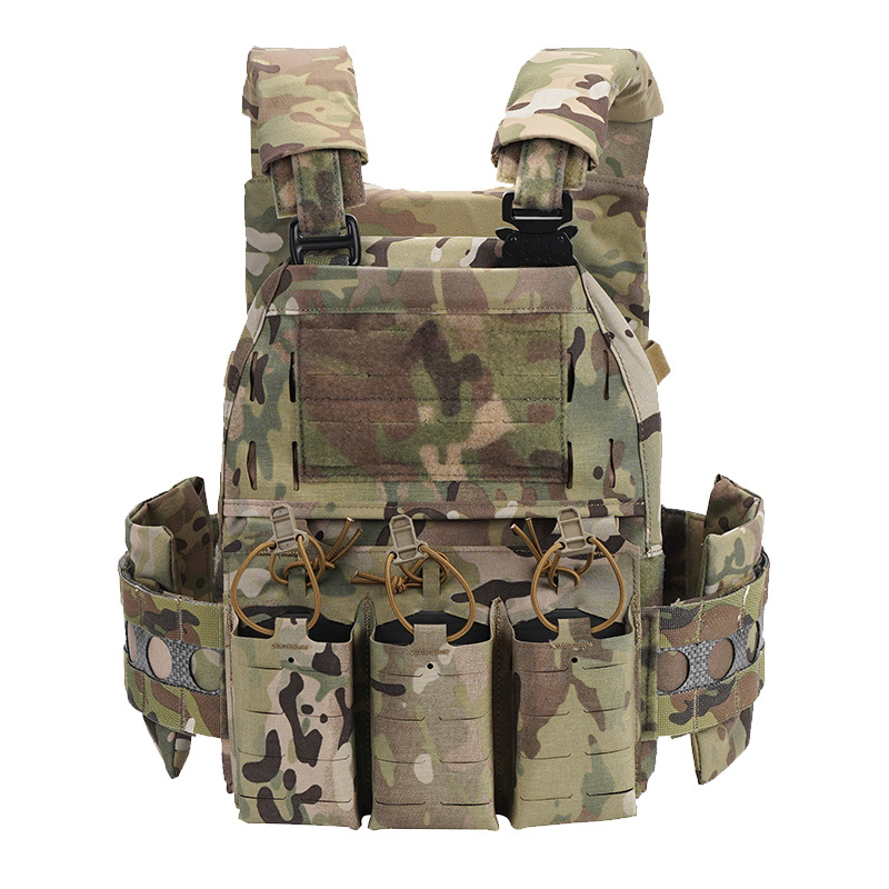 Plate carrier with zip-on back panel