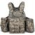 6 Woodland and digital flora plate carrier with side utility pouches - PANOAR