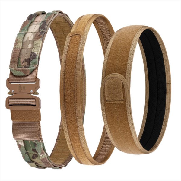 Wholesale padded battle belt setup in camouflage pattern - PANOAR
