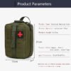 Dimensions and specs of wholesale laser cut IFAK pouch - PANOAR