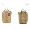 Khaki large capacity molle trauma kit manufacturer - PANOAR