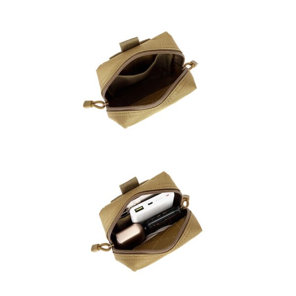 Internal capacity showing storage for power bank, phone, and EDC tools - PANOAR