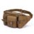 MOLLE tactical hip bag black OEM wholesale side angle view