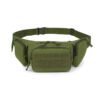 Compact MOLLE tactical hip pack coyote OEM wholesale side angle