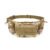 Compact MOLLE Tactical Waist Pack - Coyote Back Compact tactical fanny pack MOLLE tan OEM manufacturer back view