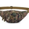 Wholesale slim camo tactical hip bag OEM custom logo color available back view