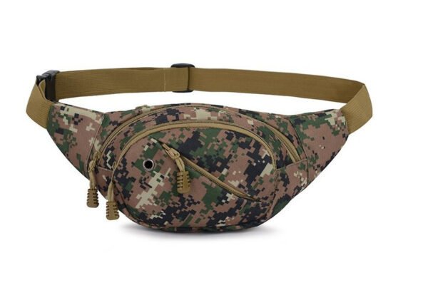 Wholesale slim camo tactical hip bag OEM custom logo color available back view