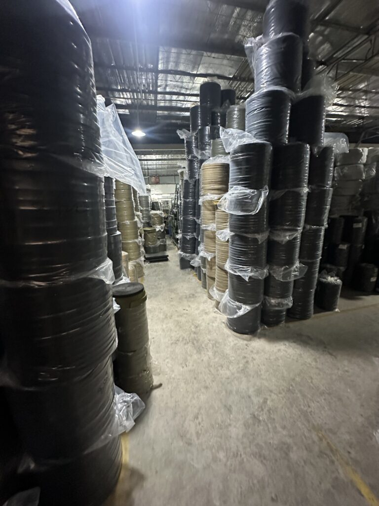 Close-up MOLLE webbing material for technical tactical gear guides