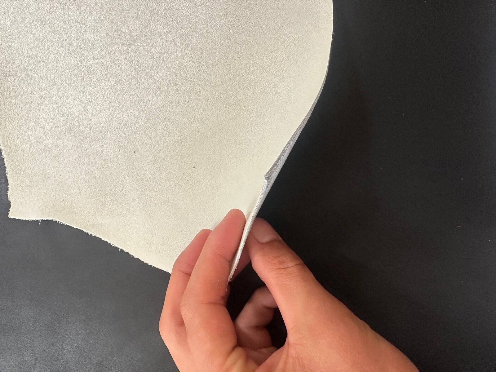 Private label material sample thickness check before K9 gear sampling