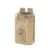 Compact MOLLE radio pouch in khaki