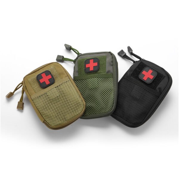 Compact IFAK Medical Pouch | MOLLE Mesh-Front Trauma Case