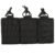 Triple MOLLE Mag Pouch in black