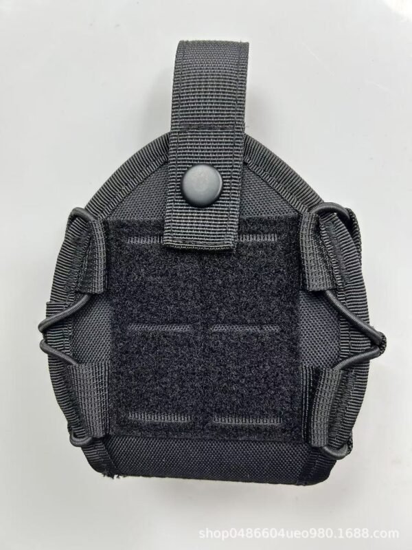 Round Handcuff Holster Pouch | Single/Double-Layer MOLLE