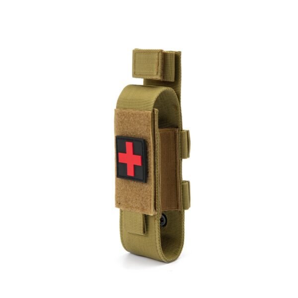 Compact Tourniquet & Shears Pouch in khaki
