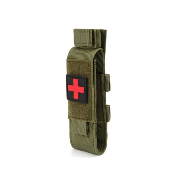 Compact Tourniquet & Shears Pouch in military green