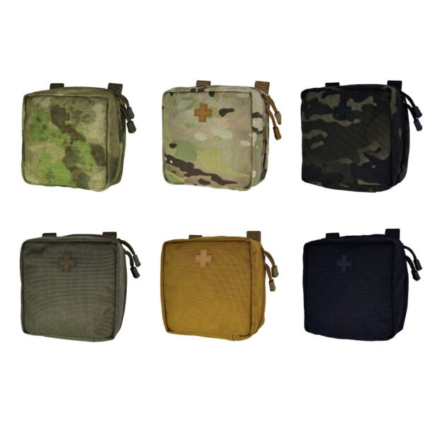 O1CN01YQlP6F2EyPcW16WjT_2213427408813-0-cib.jpg Classic Square MOLLE Medical Pouch | IFAK Vest Accessory