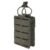 Laser-Cut MOLLE Rifle Mag Pouch in military green