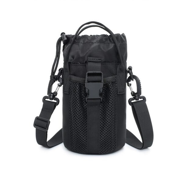 panoar-mesh-crossbody-water-bottle-bag-black.jpg PANOAR Mesh Crossbody Water Bottle Bag - Black