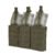 Triple MOLLE Mag Pouch in ranger green