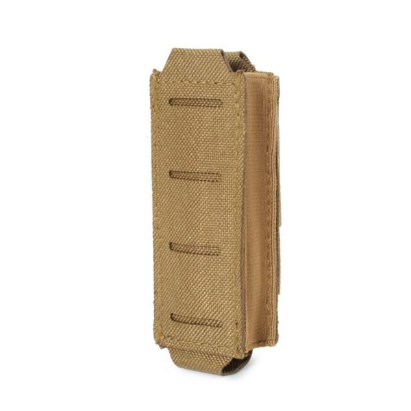 Elastic-Side Laser-Cut Mag Pouch in khaki