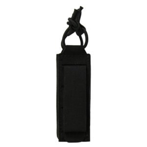 Laser-Cut MOLLE Pistol Mag Pouch in black