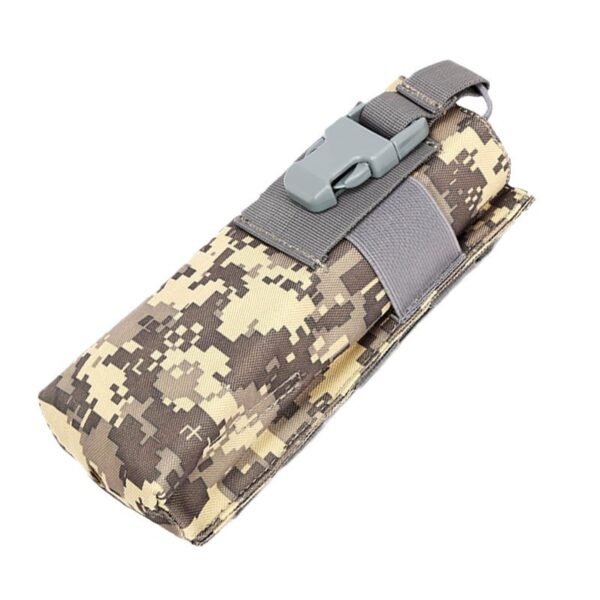 molle-bottle-radio-pouch-acu-angle MOLLE Bottle & Radio Pouch in ACU digital camo, angled view