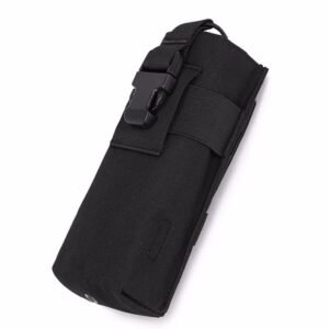MOLLE Bottle & Radio Pouch in black