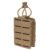 Laser-Cut MOLLE Rifle Mag Pouch in khaki