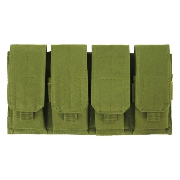 Quad MOLLE Mag Pouch in military green