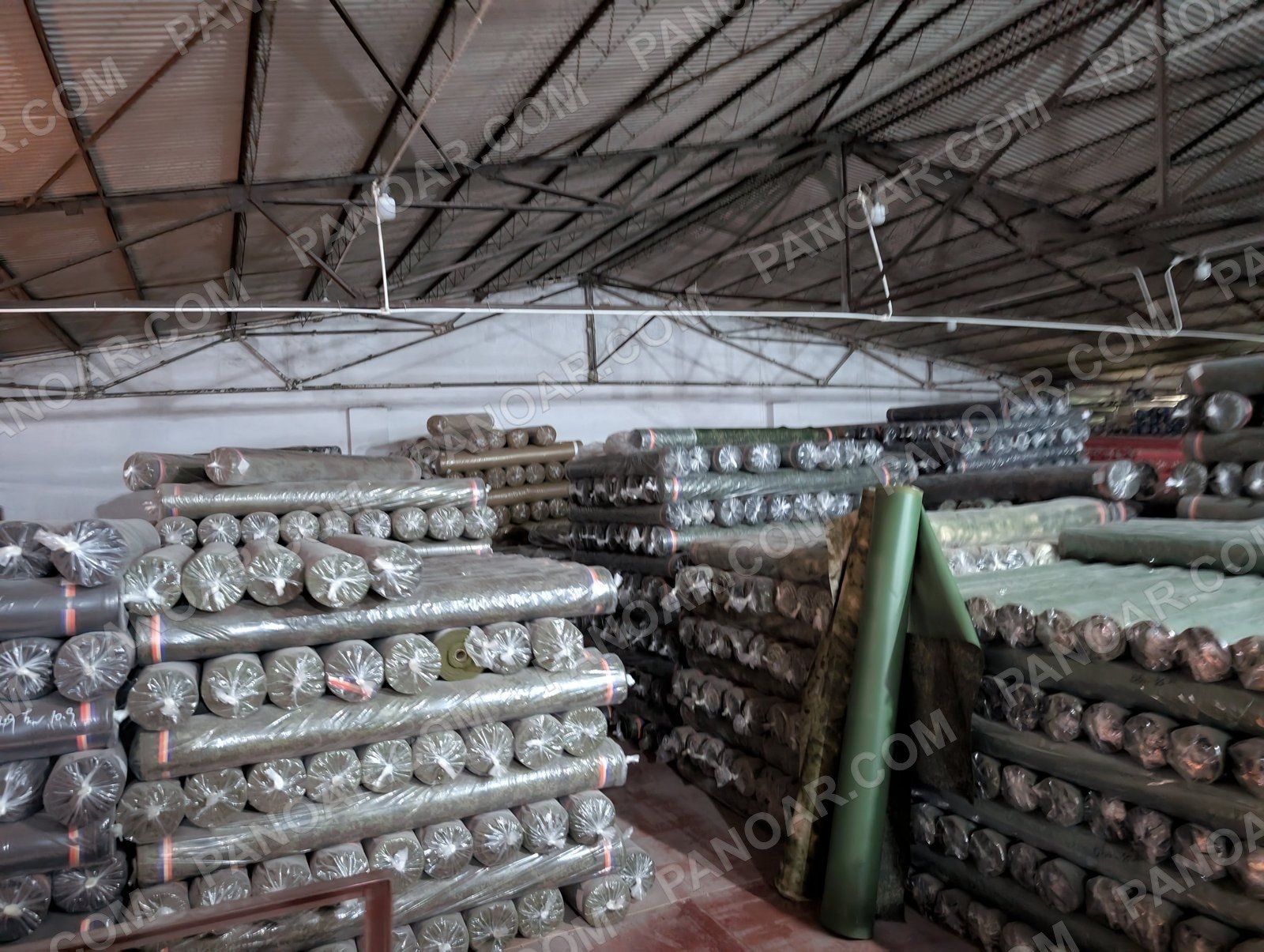 Olive, gray and green fabric rolls